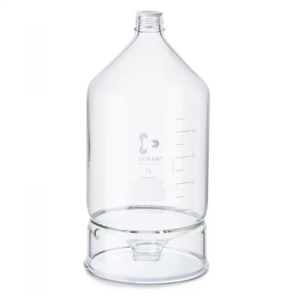 Butelka HPLC z dnem stożkowym bez zakrętki 5000 ml