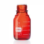 Butelki laboratoryjne Duran protect+ bez zakrętki - oranżowe - g-2536 - butelka-laboratoryjna-duran-protect-2 - bez-zakretki - oranzowa - 250-ml - 70-x-138-mm - gl45-2