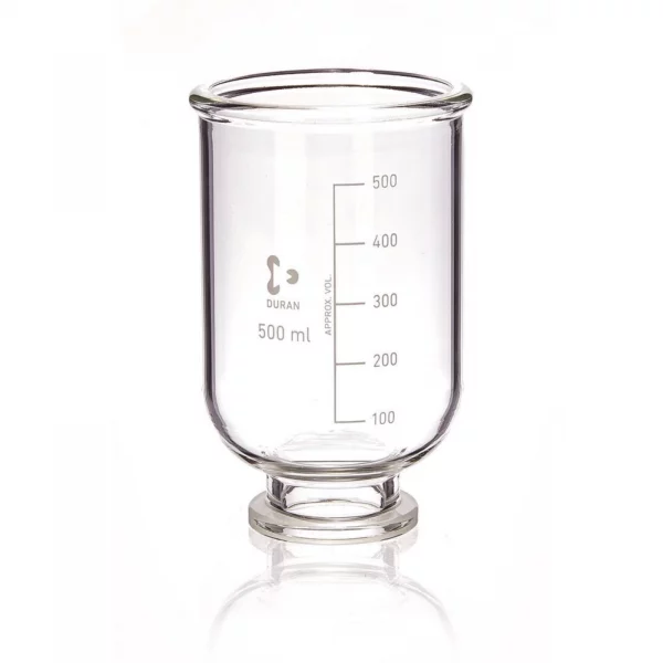 Lejek ze szkła Duran do zestawu do filtracji próżniowej 500 ml