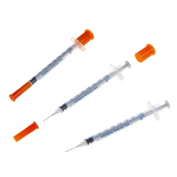 Strzykawki insulinowe Romed z igłą 3IS-1ML 04